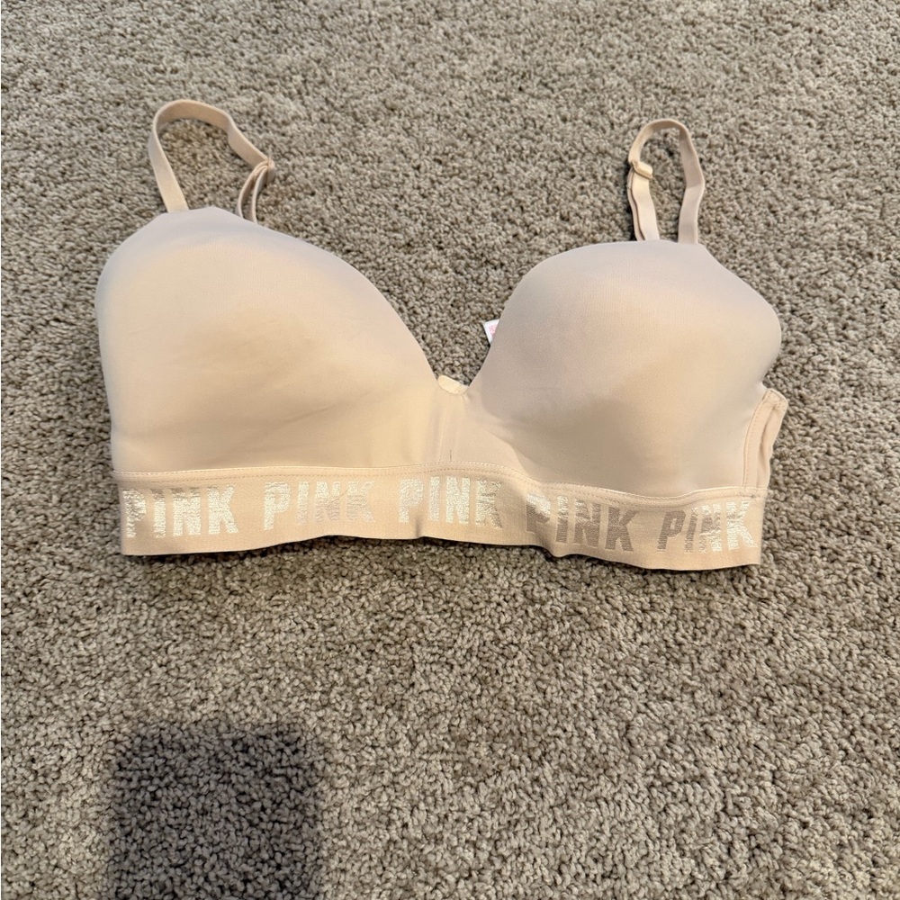 PINK Victoria's Secret Light Beige Bra